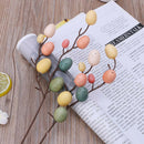 Easter Egg Tree Decor Creative Branch With Painting Eggs Plastic Spring G 3C