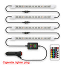 1Pcs 5050 SMD 48LED 12/5V RGB LED Strip Lights 20Key IR Controller Adapter+Music