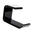 Durable Under Desk Wall Mounted Acrylic Headphone Bracket Hook Sticky Stand