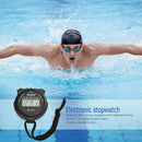 Sports Multifunction Handheld LCD Chronograph Sports Stopwatch Stop Watch