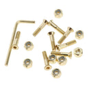 1Set/8Pcs Allen Key Carbon Steel Skateboard Deck Mounting Bolts/Screws/Hardware
