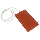 300W 220V 10x15cm Engine Oil Tank Silicone Heater Pad Rubber Heating Mat Warmin-