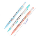 3Pcs Sushi Rice Press Automatic Mechanical Pencil With Cute Eraser School Supply