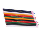 12pcs China Markers Peel Off Chinagraph Grease Wax Pencil for Glass Fabric