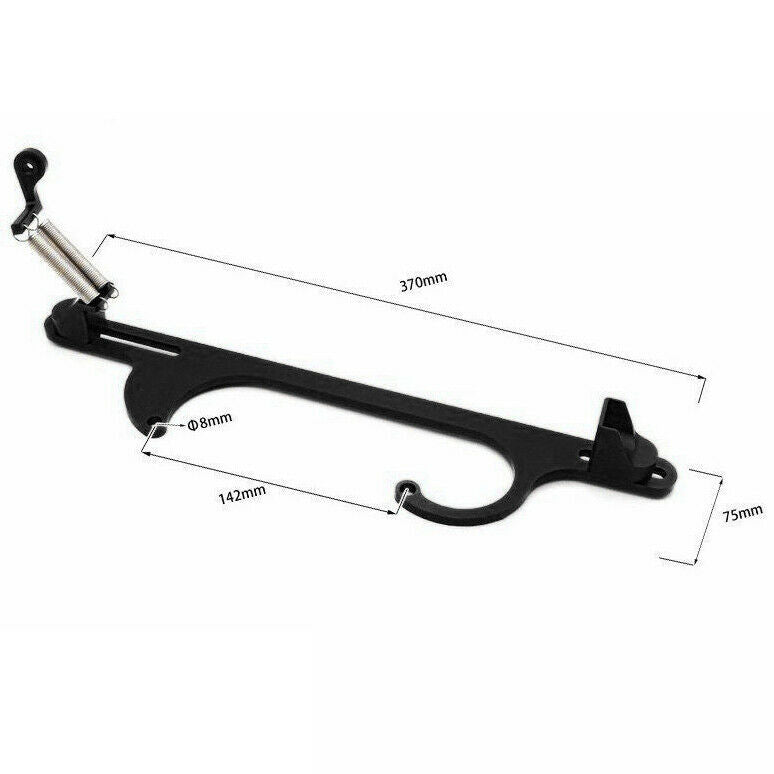 New 4150 4160 Black Aluminum Throttle Cable Bracket H1D9