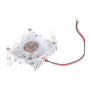 40mm Aluminum 2pin GPU VGAVideo Card Heatsink Cooler Cooling Fan HoleSize55mm M&