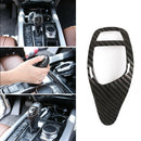 Look ABS Gear Shift Knob Cover Carbon Fiber Trim for BMW X3 X4 X5 X6 Sport Style