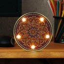 DIY Special Drill LED Diamond Painting Light Mandala Embroidery Round Lamps