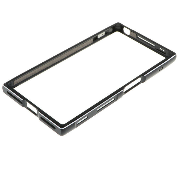 Durable Aluminum Metal Bumper Frame Border Cover Case  Black
