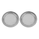 2x Guitar Soundhole Insert Speaker Grills for Resonator Dobro Guitar Chrome