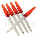 5PCS Metal Double Sided Nail Files Strong Edge For Manicure Pedicure Grooming