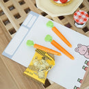 5Pcs Radish Sealing Clip Sealing Clamp Snack Bag Clip Plastic Bag Clip HF Hn