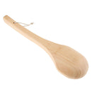 Natural Wood Water Ladle Dipper Bailer Soup Spoon Wine Scoop Sauna Ladle, 38cm