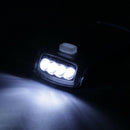 Waterproof 4 LED Bike Bicycle Solar Powered USB Charging Front Light Headlight