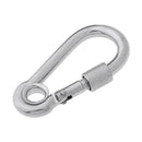 Stainless Steel Safety Carabiner Spring Screwgate for Camping Hammock 6x60mm