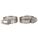 5 Pcs Adjustable Stainless Steel Worm Drive Hose Clamps Clip 19mm-29mm