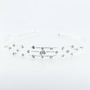 Wedding Party Bridal Bridesmaid Flower Girl 3-Row Crown Headband Tiara