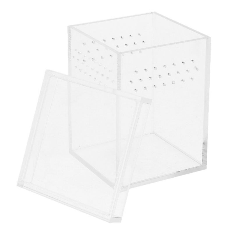 Acrylic Clear Insect Reptile Breeding Feeding Box - Ventilated