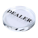 1PC 58mm Pressing Poker Cards Guard Poker Dealer Button Poker Chips B USTEUS