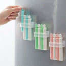 1X(4Pcs Food Snack Storage Seal Sealing Bag Clips Sealer Clamp Solid Color