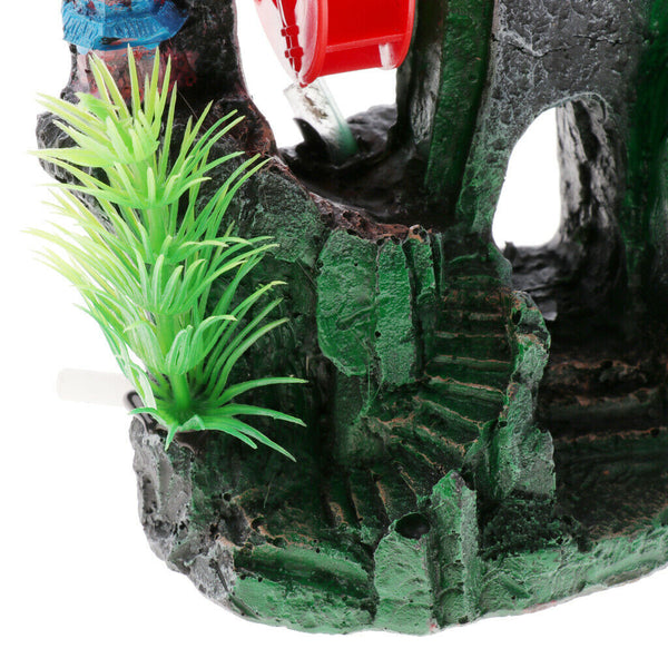 Artificial Coral Hill Fish Tank Decoration Aquarium Ornament Hiding Cave #2