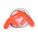 1pc stainless steel wire saw outdoor camping emergency survival gear tools  TO