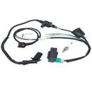 Wiring Loom Harness Kill Switch Ignition Coil CDI For 50cc-160cc Pit Dirt Bike a