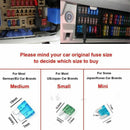 140pcs ATO / APR / ATC Fuse Car Kit Assorted Auto Car Truck Standard Blade 2-40A