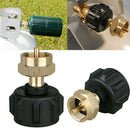 QCC1 Regulator Valve Propane Refill Adapter LP Gas 1LB Steel Tank Bottle Coupler
