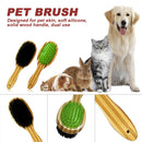 Double-sided Pet Comb Grooming Brush for Dogs Cats Massage Hair Removal