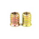 10Pcs Brass M8 E-Nut Wood Insert Interface Screws Hex Socket Nut Fittings FT