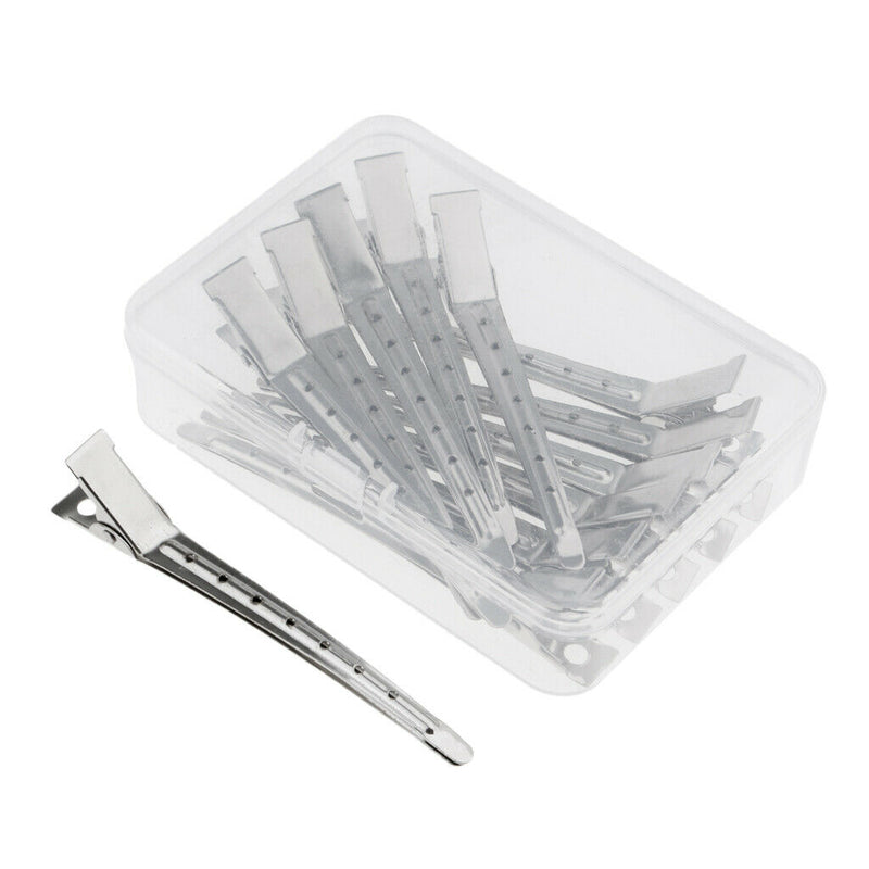 12Pcs/Set Hairdressing Salon Sectioning Clamp Duck Hair Clips Hairpins Grips