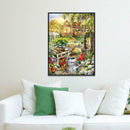 5D DIY Full Drill Diamond Painting Sunshine Garden Cross Stitch Embroidery