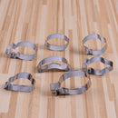 7Pcs/Set Stainless Steel Fruit Shaped Cookie Baking Mould DIY making Cake Mo Gw
