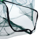Foldable Fishing Crab Net Trap Cast Dip Cage Fish Prawn Shrimp Net 6 Holes
