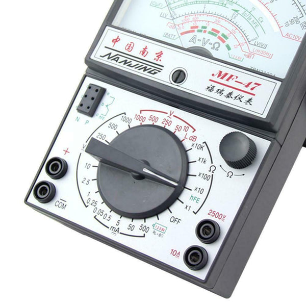 MF-47 Analog Multimeter Voltmeter Ammeter Ohmmeter Battery-Tester W3B0 L9P6