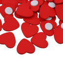 100pcs Wood Stickers Adhesive Red Heart 2.Tape For Wedding Favors