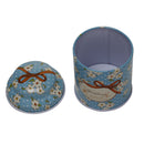 Flower Design Metal Sugar Coffee Tea Tin Jar Container Candy Sealed Cans Box 3C