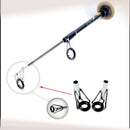80PCS/set Ceramic Fishing Rod Guides Tips Top Eye Rings Line Repair Kit 10 Sizes