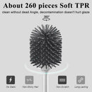Toilet Brush and Holder,Toilet Bowl Cleaner Brush, 2Pcs Bathroom Toilet Bow