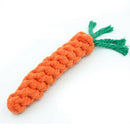 1pcs Dog Toys Cotton Carrots Chew Teeth Cleaning Braided Rope Puppy Teeth BiN3B9