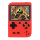 Classic 500 Games Video Player Rechargeable Handheld Game Console (Red) A