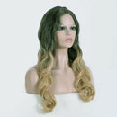European And American Wig Ladies Gradient Long Curly Hair Ladies Wavy Curly