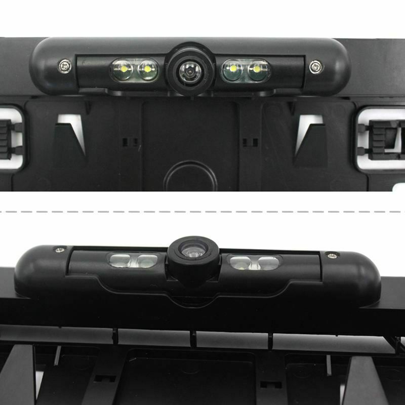 Eu License Plate Frame Hd Rear View Camera Infrared Light I2B6