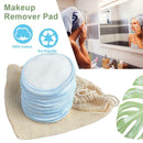 Reusable Cotton Makeup Remover Pads Soft Bamboo Rounds for Cleansing Face