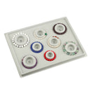 2Pcs Bead Design Board Bracelet Design Board Flocked Bead Board Necklace Be