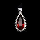 Fashion Natural Ruby Charm Pendant Jewel Chain Chunky Statement Choker Necklace
