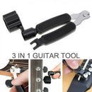 3 in 1 Guitar String Winder String Cutter Bridge Pin Puller Repair Tool