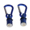 2 pcs Fascinating Pet Dog Collar LED Safety Night Light Pendant Blue