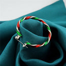 Fashion Alloy Geometric Circle Statement Hoop Earrings Party Jewelry Intriguing